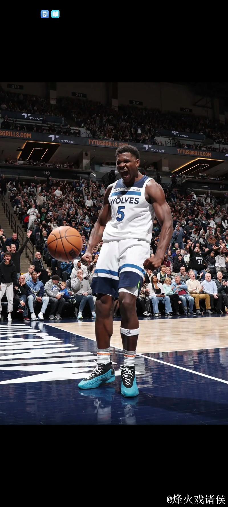 爱德华兹36+13+7率森林狼狂胜尼克斯 凯尔特人轻取魔术